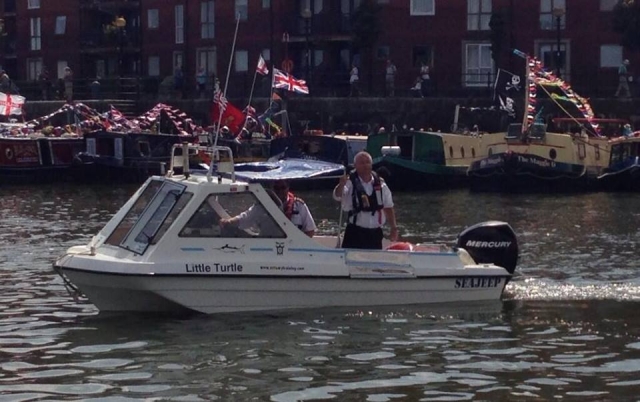 Our boat, Little Turtle